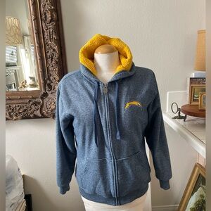 Los Angeles Charges Women’s Zip Up Feece Jacket Fleece